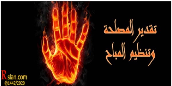 تَقْدِيرُ الْمَصْلَحَةِ وَتَنْظِيمُ الْمُبَاحِ